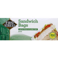 First Street Sandwich Bags, 300 Each