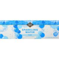 First Street Water, Sparkling, Pure, 144 Ounce