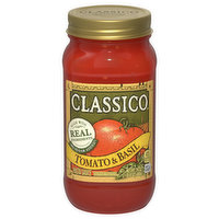 Classico Pasta Sauce, Tomato & Basil, 24 Ounce