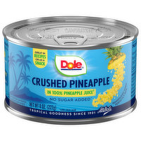 Dole Pineapple, Crushed, 8 Ounce