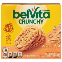 belVita Breakfast Biscuits, Golden Oat, Crunchy, 5 Each
