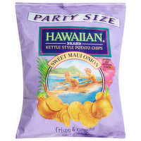 Hawaiian Potato Chips, Kettle Style, Crispy & Crunchy, Sweet Maui Onion, 13 Ounce