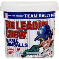 Big League Chew Bubble Gumballs, Outta Here Original, 80 Each