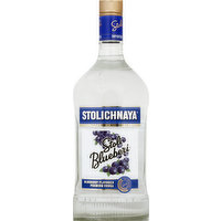 Stolichnaya Vodka, Premium, Blueberry Flavored, 1.75 Litre