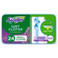 Swiffer Swiffer Sweeper Wet Mopping Cloth Refills, Lavender Scent, 24 count, 24 Each