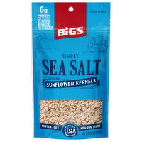 Bigs Sunflower Kernels, No Shell, Simply Sea Salt, Jumbo, 3.5 Ounce