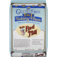 Bobs Red Mill Baking Flour, 1 to 1, Gluten Free, 25 Pound