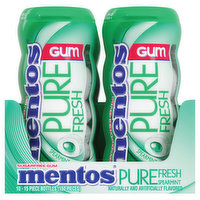 Mentos Gum, Sugar Free, Spearmint, 10 Each