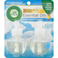 Air Wick Scented Oil Refills, Fresh Linen, 2 Each