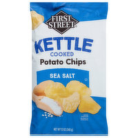 First Street Potato Chips, Sea Salt, 12 Ounce