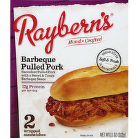 Raybern's Sandwiches, Barbeque Pulled Pork, 2 Each