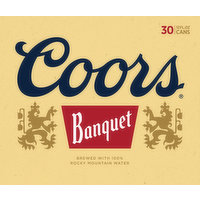 Coors Beer, Banquet, 30 Each