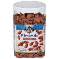 First Street Almonds, Natural, 32 Ounce