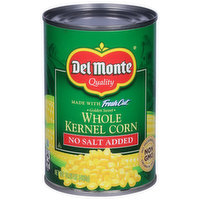 Del Monte Kernel Corn, No Salt Added, Golden Sweet, Whole, 15.25 Ounce