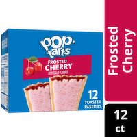 Pop-Tarts Toaster Pastries, Frosted Cherry, 12 Each