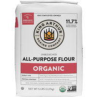 King Arthur All-Purpose Flour, Organic, Unbleached, 5 Pound