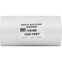 Papercutters Inc. Paper, White Butcher, 1000 Feet, 1250 Square foot