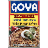 Goya Pinto Beans, Refried, 16 Ounce