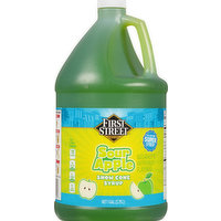 First Street Snow Cone Syrup, Sour Apple, 1 Gallon