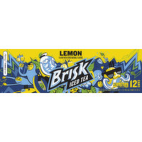 Brisk Brisk Iced Tea Lemon 12 Fl Oz 12 Count, 12 Each