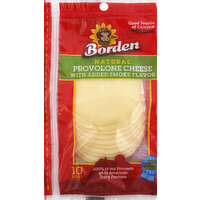 Borden Cheese Slices, Provolone, 10 Each