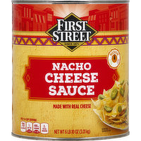 First Street Sauce, Nacho, Cheese, 106 Ounce