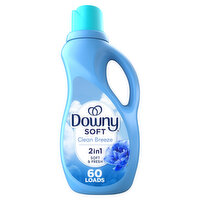 Downy Fabric Softener Liquid, Clean Breeze Scent, 44 fl oz, 44 Fluid ounce