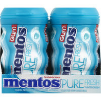 Mentos Gum, Sugarfree, Wintergreen, 4 Each