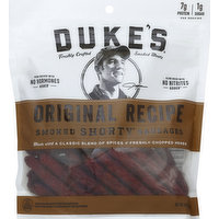 Duke's Sausages, Smoked Shorty, Original, 16 Ounce