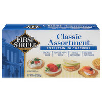 First Street Entertaining Crackers, Classic Assortment, 13.6 Ounce