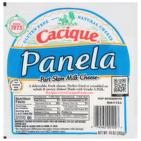 Cacique Cheese, Part Skim Milk, Panela, 10 Ounce