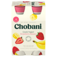 Chobani Yogurt Drink, Greek, Lowfat, Strawberry Banana, 28 Ounce