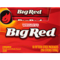 Big Red Gum, Cinnamon, 10 Each