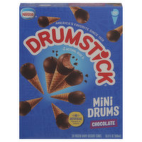 Drumstick Frozen Dairy Dessert Cones, Chocolate, 20 Each