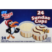 North Star Sundae Cups, 24 Each