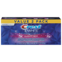 Crest Toothpaste, Radiant Mint, Value 2 Pack, 2 Each