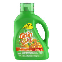 Gain Liquid Laundry Detergent, Island Fresh, 61 Loads, 88 oz, 88 Ounce