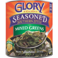 Glory Foods Mixed Greens, Southern Style, Seasoned, 27 Ounce