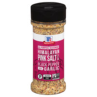 McCormick Himalayan Pink Salt with Black Pepper and Garlic All Purpose Seasoning, 6.5 Ounce