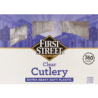 First Street Cutlery, Clear, 360 Each