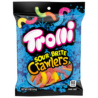 Trolli Gummi Candy, Sour Brite, Crawlers, 5 Ounce