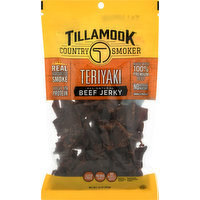 Tillamook Country Smoker Beef Jerky, Teriyaki, 10 Ounce