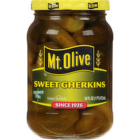 Mt Olive Pickles, Sweet Gherkins, 16 Ounce