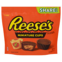 Reese's Miniature Cups, Milk Chocolate & Peanut Butter, Share Pack, 10.5 Ounce