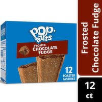 Pop-Tarts Toaster Pastries, Frosted Chocolate Fudge, 12 Each