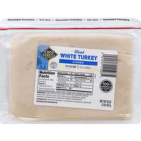 First Street Turkey, White, Sliced, Cured, 16 Ounce