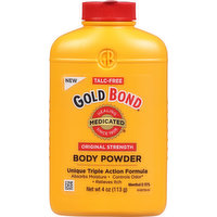 Gold Bond Body Powder, Original Strength, Medicated, 4 Ounce