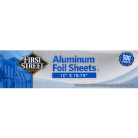 First Street Aluminum Foil Sheets, 500 Each