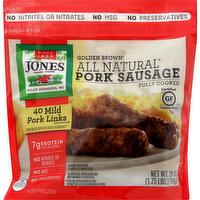 Jones Dairy Farm Sausage Links, Pork, Mild, Golden Brown, 40 Each