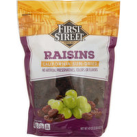 First Street Raisins, California Sun-Dried, 40 Ounce